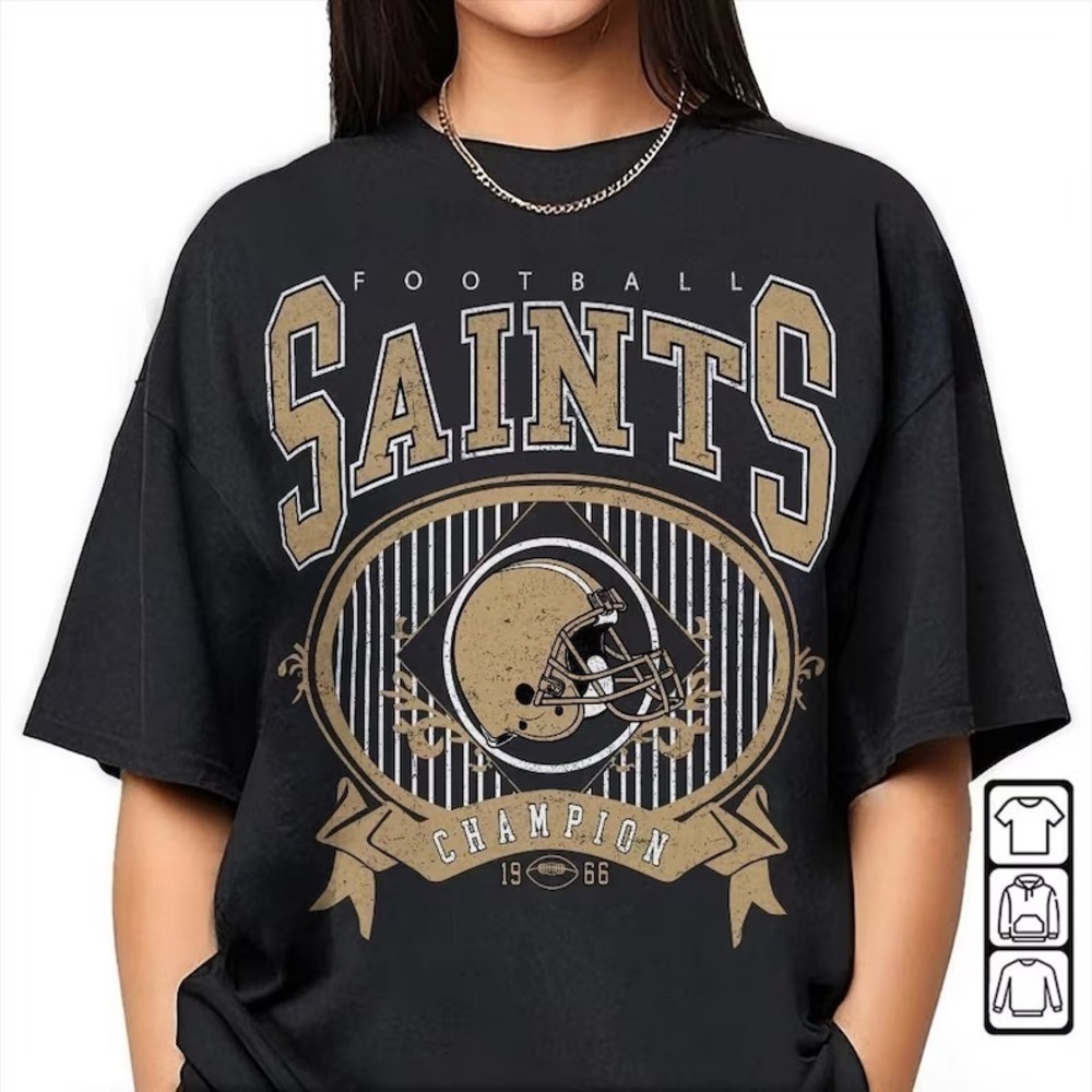 Saints Derek Carr Retro 90s Football Crewneck